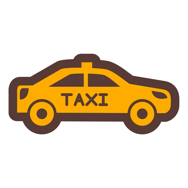 Taxi Car Icon Simple Illustration Transport Vector Symbol Web Design — Archivo Imágenes Vectoriales