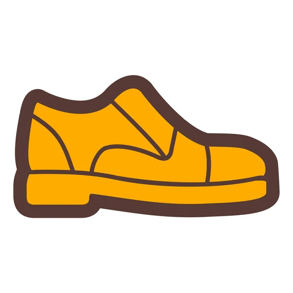 Zapato Icono Web Ilustración Simple — Vector de stock