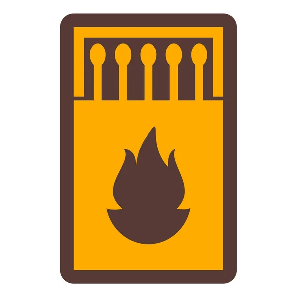 Feuer Flamme Symbol Vektor Illustration Design — Stockvektor