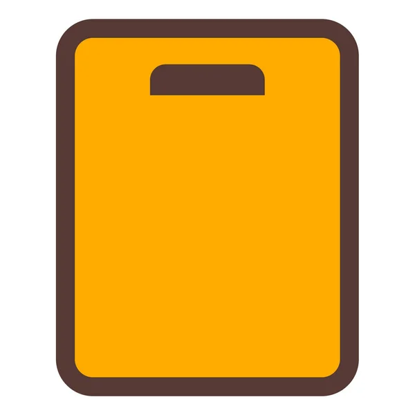 购物袋图标 用于网页设计的剪纸矢量图标的简单示例 — 图库矢量图片