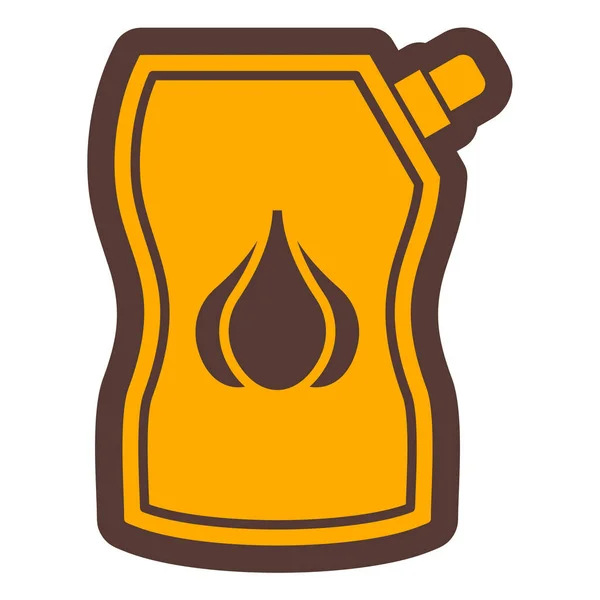 Oil Barrel Icon Simple Illustration Beer Bottle Vector Icons Web — Archivo Imágenes Vectoriales