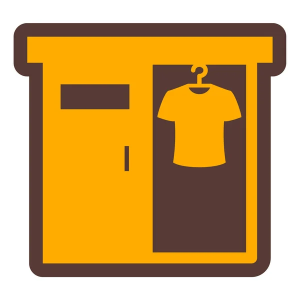 Shopping Bag Icon Simple Illustration Clothes Vector Icons Web — Wektor stockowy