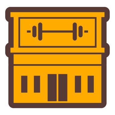 ağırlık ölçeği simgesi. vektör illüstrasyonu