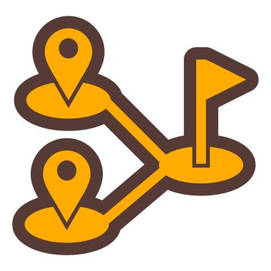 GPS konumu. Basit resimleme