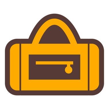 Çanta. Web simgesi basit illüstrasyon