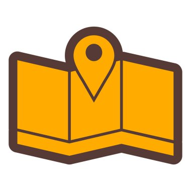 Harita iğnesi. Web simgesi