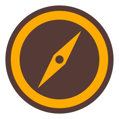 pusula simgesi modadan izole edilmiş arkaplan