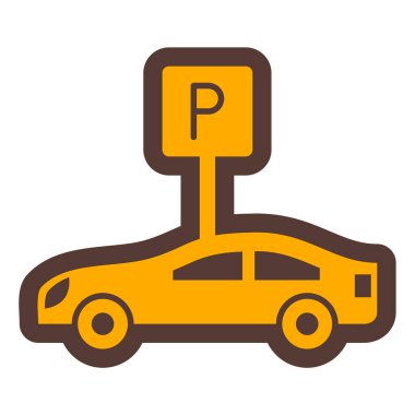 - Araba. Web simgesi basit illüstrasyon