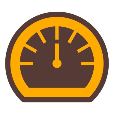 Hız göstergesi. Web simgesi basit tasarım