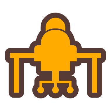 veritabanı. Web simgesi basit illüstrasyon