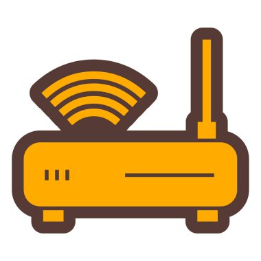 Yönlendirici. Web simgesi basit illüstrasyon