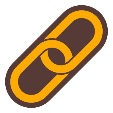 bağlantı simgesi vektör illüstrasyonu