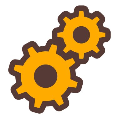 Teçhizat Web simgesi basit illüstrasyon