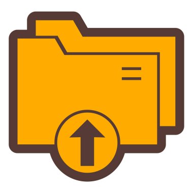 Dosya. Web simgesi basit illüstrasyon