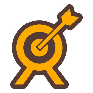 Hedef. Web simgesi basit illüstrasyon