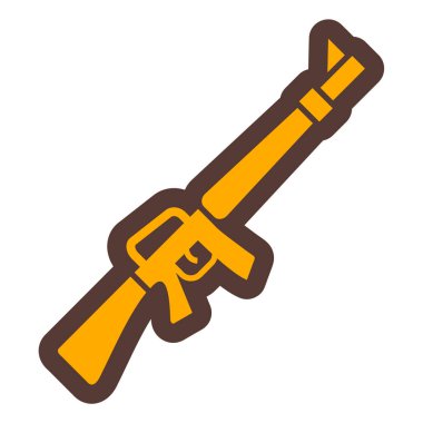 Gördüm. Web simgesi basit illüstrasyon