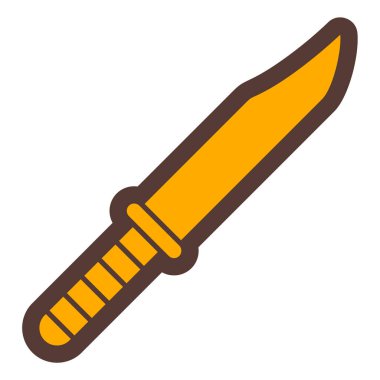 Bıçak. Web simgesi basit illüstrasyon