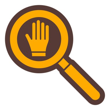 Büyüteç simgesi. beyaz arkaplanda izole edilmiş web tasarımı için arama büyüteç simgeleri çizgi filmi