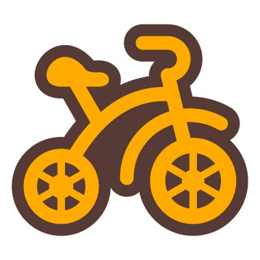 Bisiklet. Web simgesi basit illüstrasyon