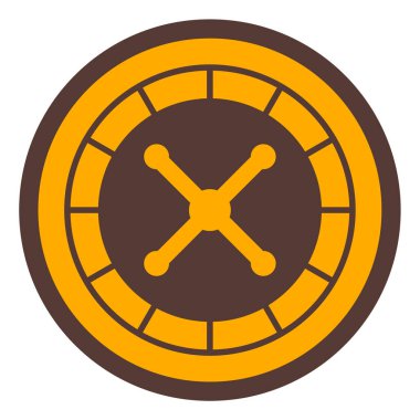 Kumarhane çipi ikonu. Web için para vektör simgelerinin basit çizimi