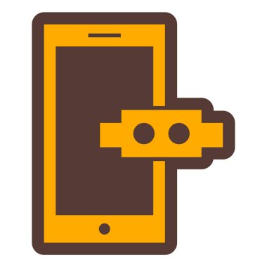 Cep telefonu. Basit resimleme