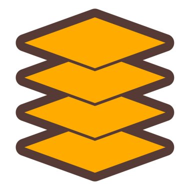 Bir yıldız simgesinin vektör illüstrasyonu