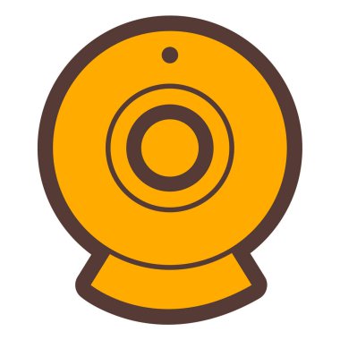 Web kamerası. Web simgesi basit illüstrasyon