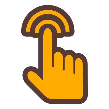 el imleç simgesi vektör illüstrasyonu