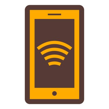 Akıllı telefon. Web simgesi basit illüstrasyon