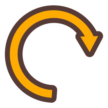 Ok. Web simgesi basit illüstrasyon