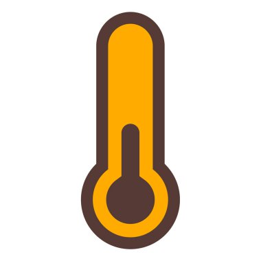 Termometre. Web simgesi basit tasarım