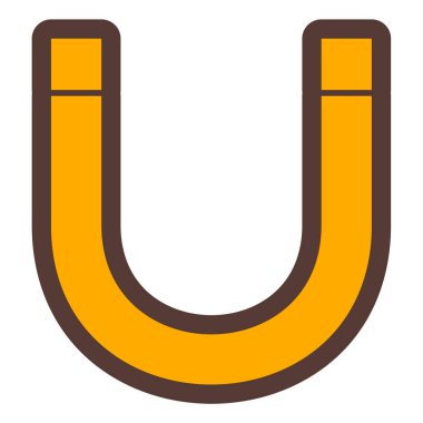 Mıknatıs Web simgesi basit illüstrasyon