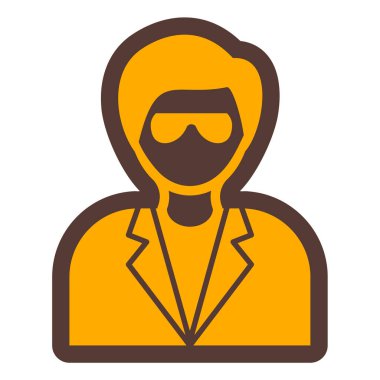 avatar. Web simgesi basit illüstrasyon