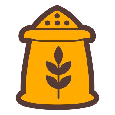 Bitki. Web simgesi basit illüstrasyon