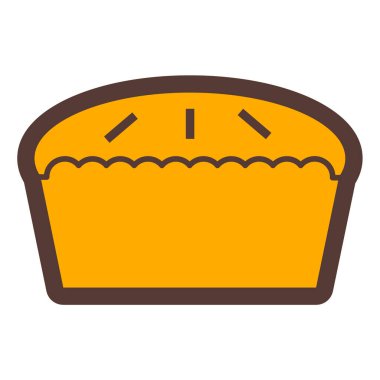 Tatlım. Web simgesi basit illüstrasyon