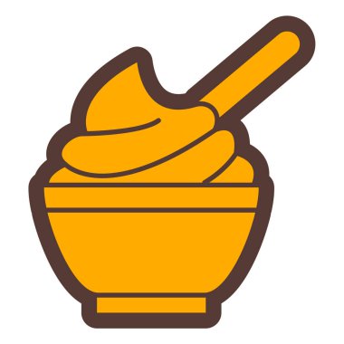 Havan topu. Web simgesi basit illüstrasyon