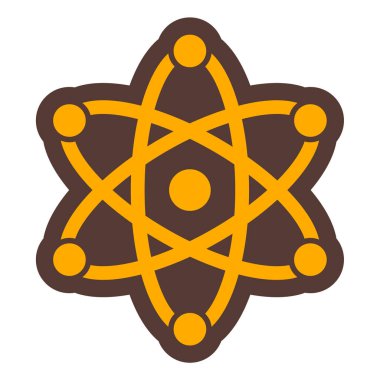 atom. Web simgesi basit tasarım