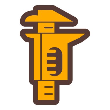 Araç simgesinin vektör illüstrasyonu