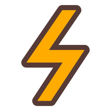 Bir güç simgesinin vektör illüstrasyonu