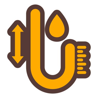 Yağ. Web simgesi basit illüstrasyon