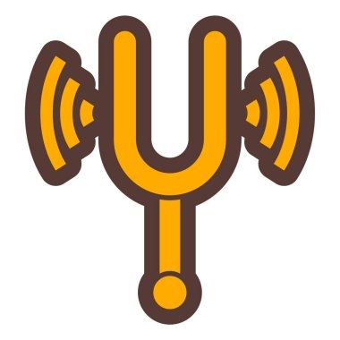 Müzik. Web simgesi basit illüstrasyon