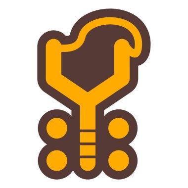 Tarak. Web simgesi basit illüstrasyon