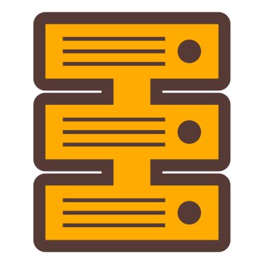 iş belgeleri simgesi, vektör illüstrasyonu