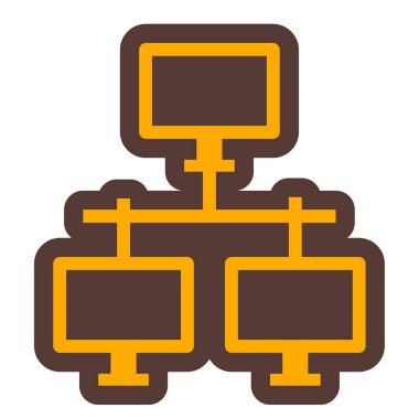 şebeke. Web simgesi basit illüstrasyon