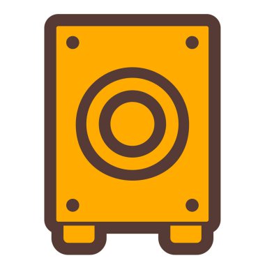 Konuşmacı. Web simgesi basit illüstrasyon