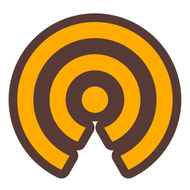 Hedef. Web simgesi basit illüstrasyon