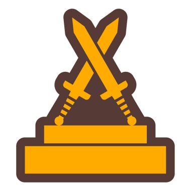 Müze simgesinin vektör illüstrasyonu