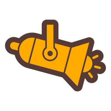 Çizgi film simgesinin vektör çizimi