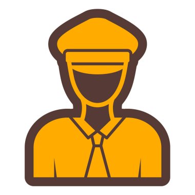 Adamım. Web simgesi basit illüstrasyon