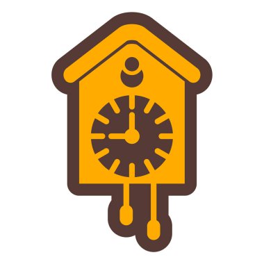 Saat simgesi vektör illüstrasyonu